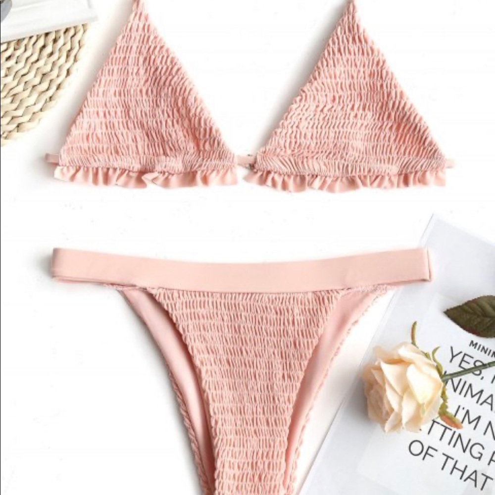 Zaful Pink Bikini Never Worn